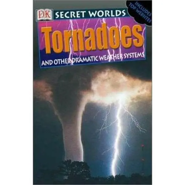 Used Hardcover Book - Secret Worlds: Tornadoes by DK Publishing (English) - Educational School Supplies for Learning Weather Systems, Storms, Tornado Definitions - 0.6 lbs, Definition Of Tornadoes