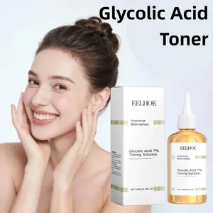 Glycolic Acid Toner for Daily Skincare with Glycerin, Gentle Hydrating and Smoothing Formula for Oily and Combination Skin