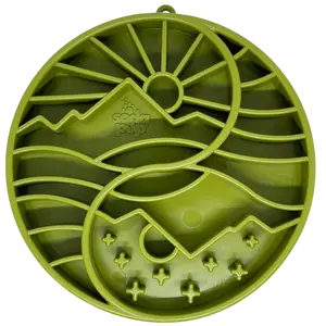 Sun and Moon Design eTray Enrichment Slow Feeder Tray for Dogs - 8" Wide x 8" Tall, 1.375" Thick, Dishwasher Safe, Promotes Slower Eating & Digestion - Feeding