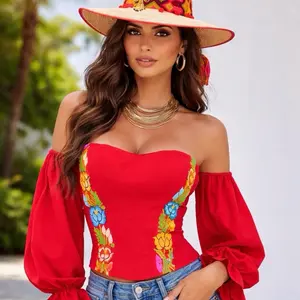 Corset de fiesta manga larga