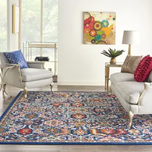 Nourison Passion Traditional Rustic Indoor Rug, Soft Area Rug, Vintage Design Rug