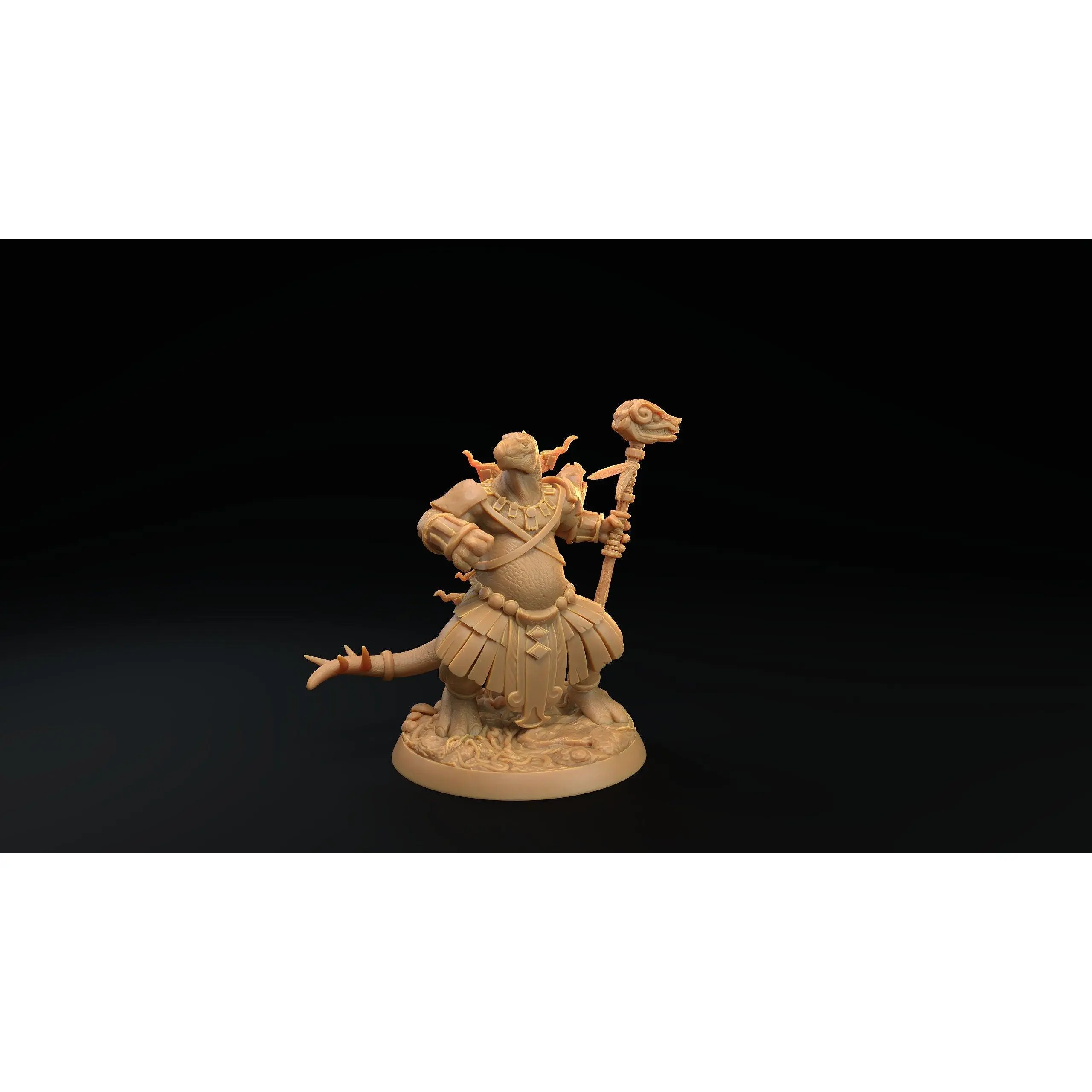 Saurians Stegosaurus Dinosaur Dino | The Dragon Trappers Lodge | 32mm Scale | Miniature 3D Print RPG Tabletop Mini DnD Dungeons and Dragons
