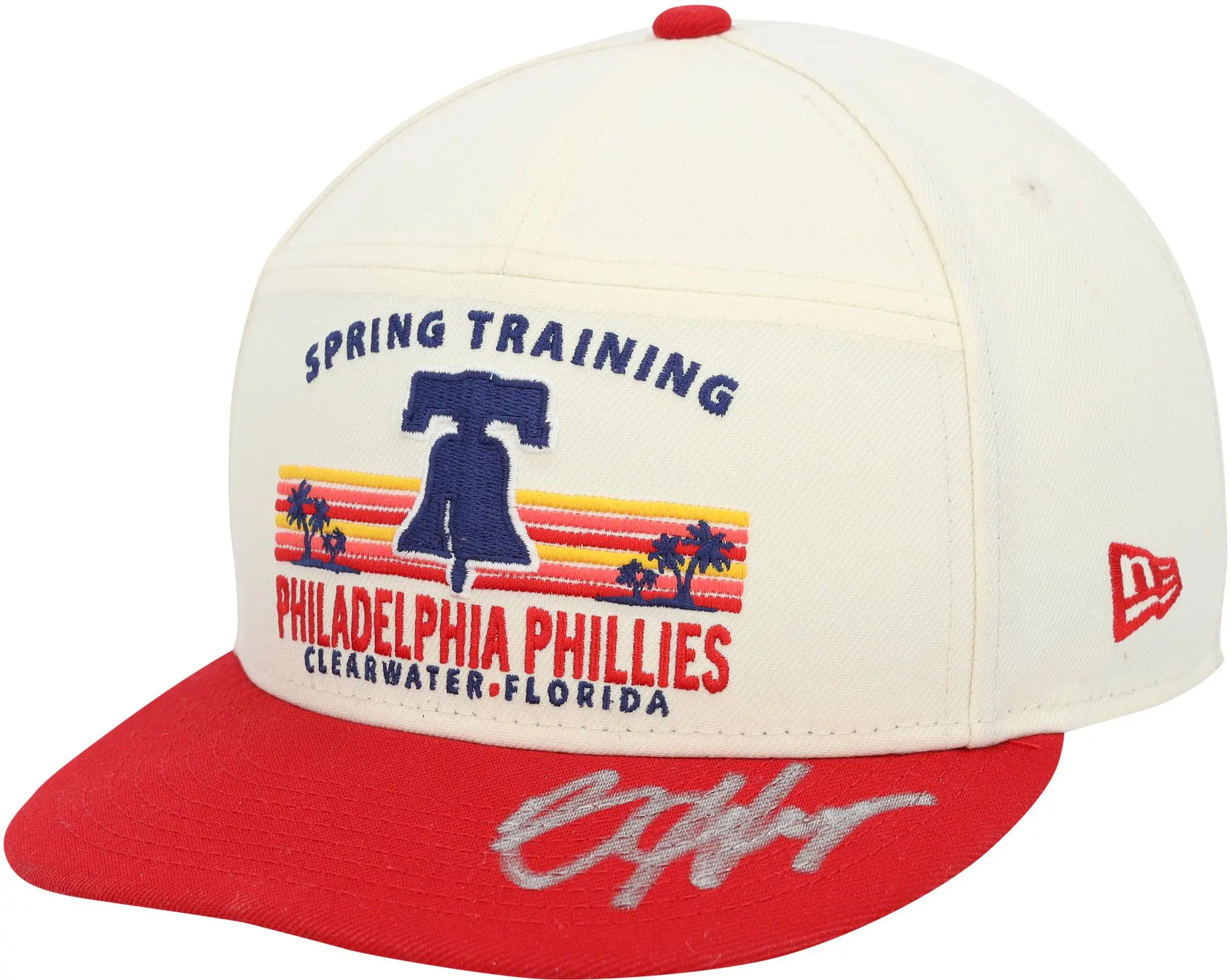 Bryce Harper Philadelphia Phillies Autographed Player-Worn Tan Cap from 2025 MLB Spring Training - Fanatics Authentic Certified