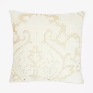 BrylaneHome Amelia Square Pillow - Ivory