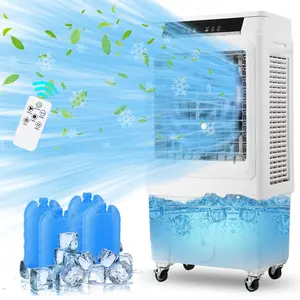 【GARVEE】Evaporative Air Cooler, GARVEE 3000CFM Swamp Cooler With Remote Control and 12H Timer, 4 Ice Packs, 3 Modes & Wind Speeds for Outdoor Indoor Use, 10.3 Gallon