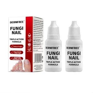 DERMFREE 2026 Upgrade Toenail Fungus treatment ,Extra Strength  Solution for Toenail ot Fingernail,Fast Triple Action Formula Absorbing Formula for Fungal Removal & Nail, Renewal Damaged Nails,foot fungal repair,toe  polish，0.5Fl Oz