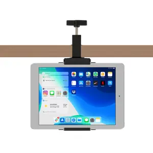 WANPOOL Cabinet Mount Holder, Universal Kitchen Phone Clamp Holder Stand compatible with iPad, iPhone, Galaxy Tabs, Switch, more 5-10.5 inch Tablets and Cell Phones outdoorfun