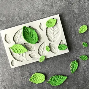 Tree Maple Leaf Mold Silicone Fondant Cake Decorating Tools Chocolate Baking Mould 3D Sugarcraft Resin Clay Homemade Bakeware Silicone Molds