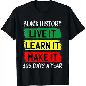 pride Black History month tshirt clothing Woman, men, kids T-Shirt,Made in USA
