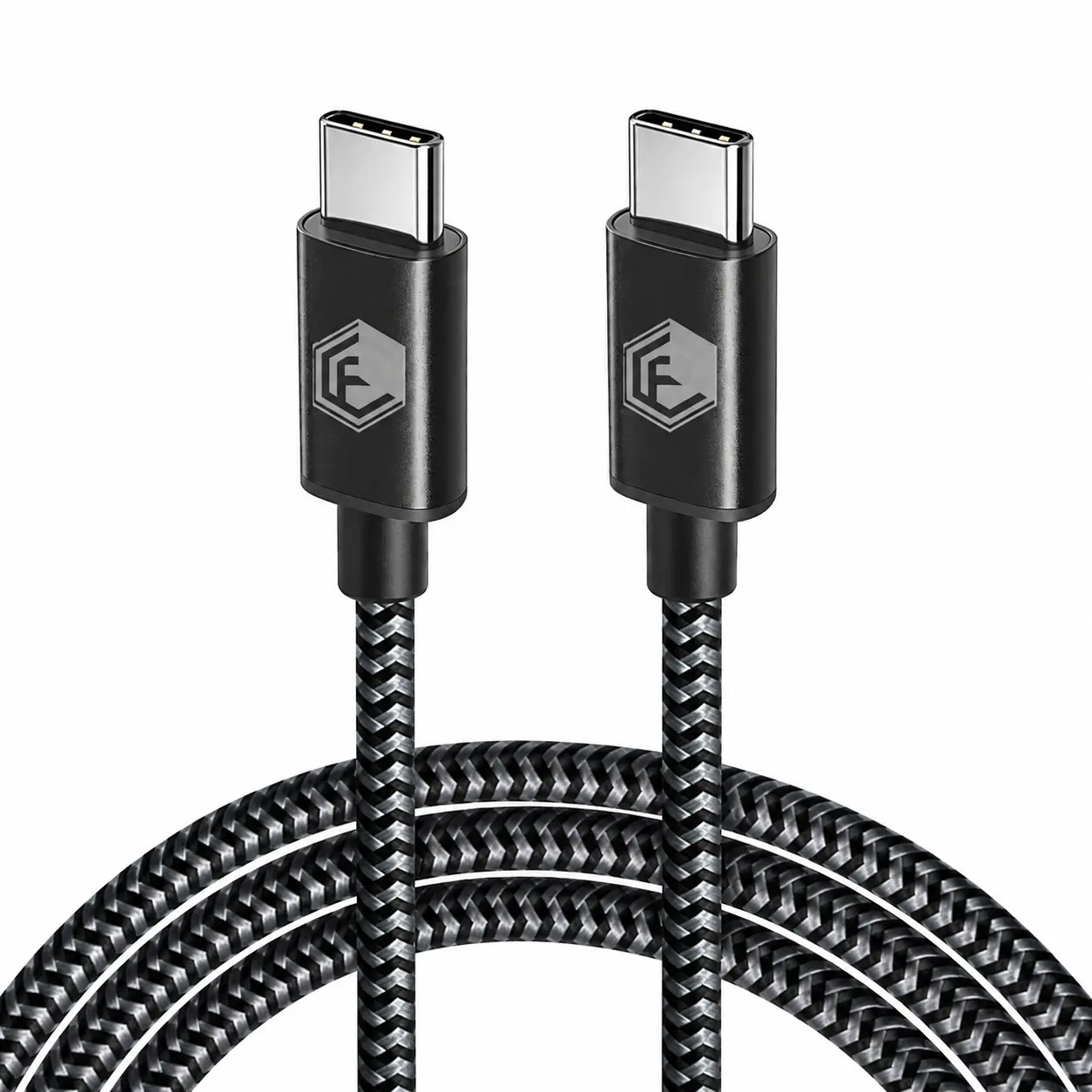 PrimeGuardz USB-C to USB-C Cable 60W Fast Charging, 2 Pack 6FT USB-C Charger Cable, USB 2.0 Data Sync Cord Compatible with iPhone 17/16/15 Series, Samsung Galaxy S25/S24/S23, Google Pixel