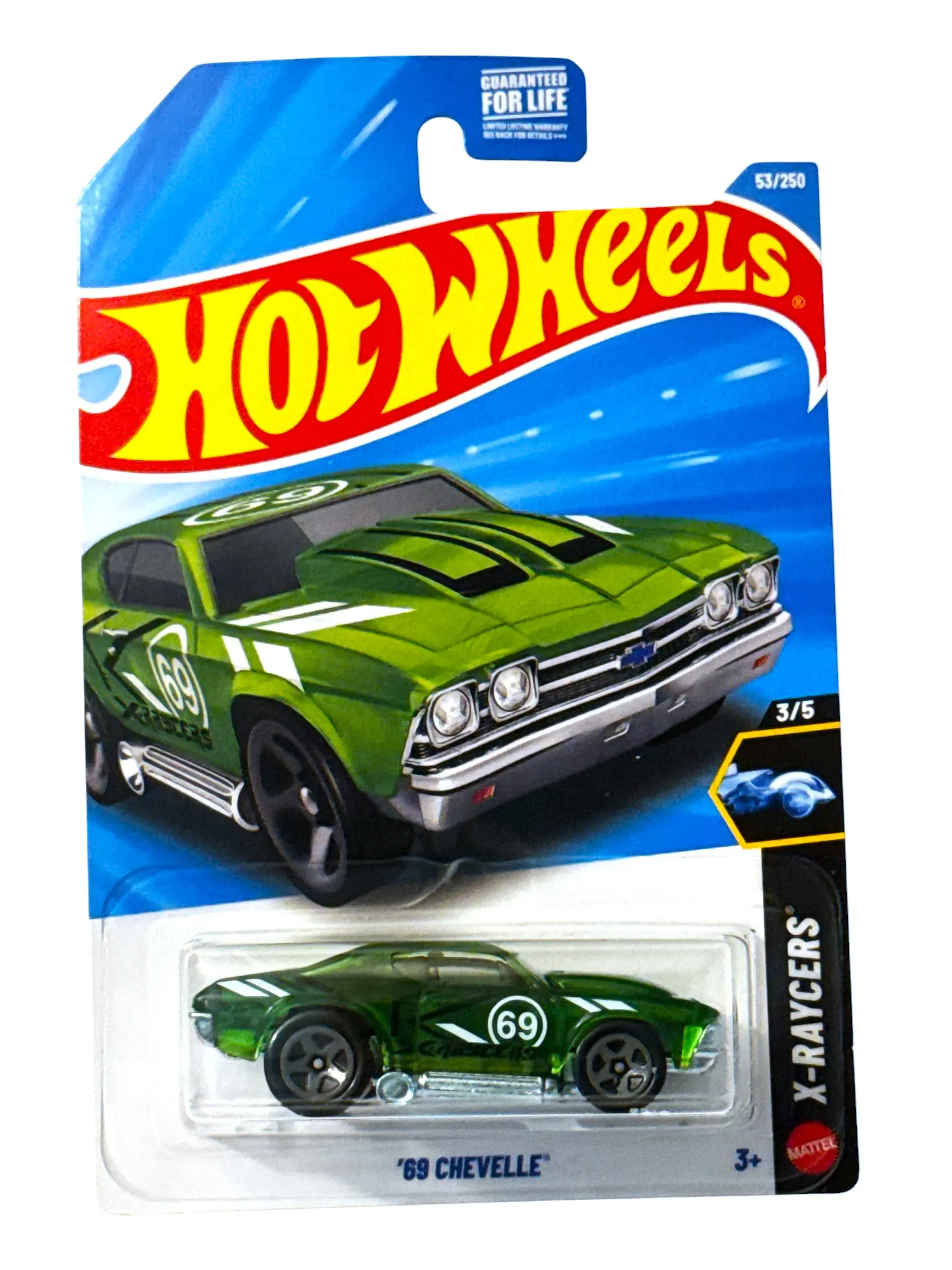 '69 Chevelle Green #53 X-Raycers 3/5 2026 Hot Wheels Mix H