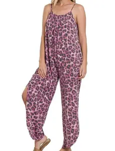 Pink and Playful Leopard Jumpsuit