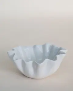 Petite Stoneware Fluted Bowl
