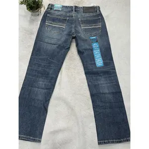 Rock & Roll Denim Medium Vintage Rope Stitche Emb Revolver Jeans
