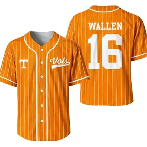 WM 16 Baseball Jersey 3D Print Unisex Shirts, Unisex Baseball Jersey Top, Sport Fan Style, Casual Streetwear, Unisex Baseball Jersey Top, Sport Fan Style, Casual Streetwear