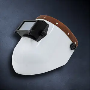 Outlaw Leather Proliner — White Shell with Brown Leather Top