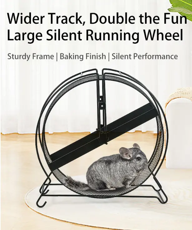 Large Small Animal Exercise Wheel, Pet Supplies for Hamsters Gerbils (Core Running Gear)