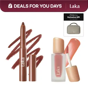 [Laka] Easy Glide Lip Liner & Fruity Glam Tint Duo – Defined Shape, Juicy Gloss in One Duo