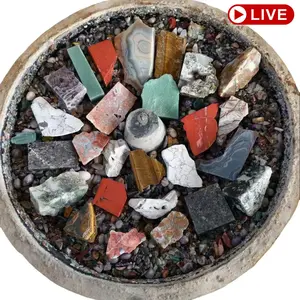 Mystery Crystal Scoop for Crystal Sphere, Towers – Crystal Lover Collection – 1 Count – Healing Meditation Crystal Gift