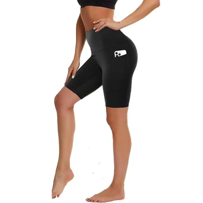 Women's 1 Piece High-Waisted Breathable Sports Cycling Shorts - Pocket Stretch Bodysuit for Fitness, Running, Cycling & Casual WearGift233