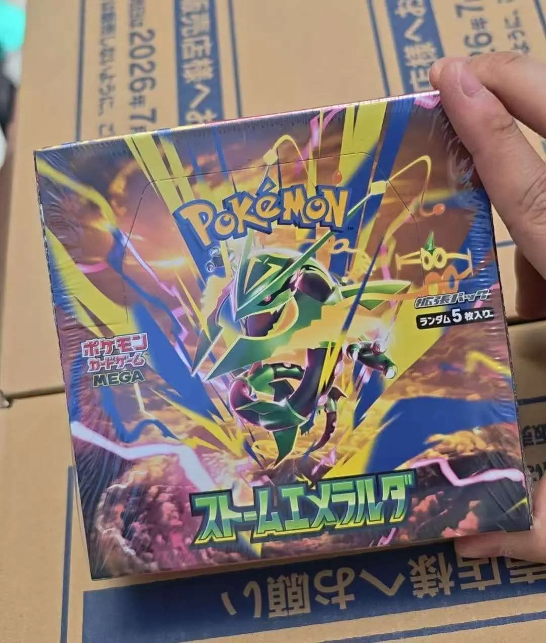 Pokemon Japanese mega rayquaza box