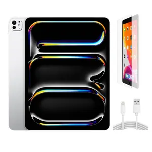 Refurbished Apple iPad Pro 13 inch M4 (2024) A2926 (WiFi + Cellular Unlocked) Acceptable Condition with Pre-Installed Tempered Glass & 1 Year Warranty