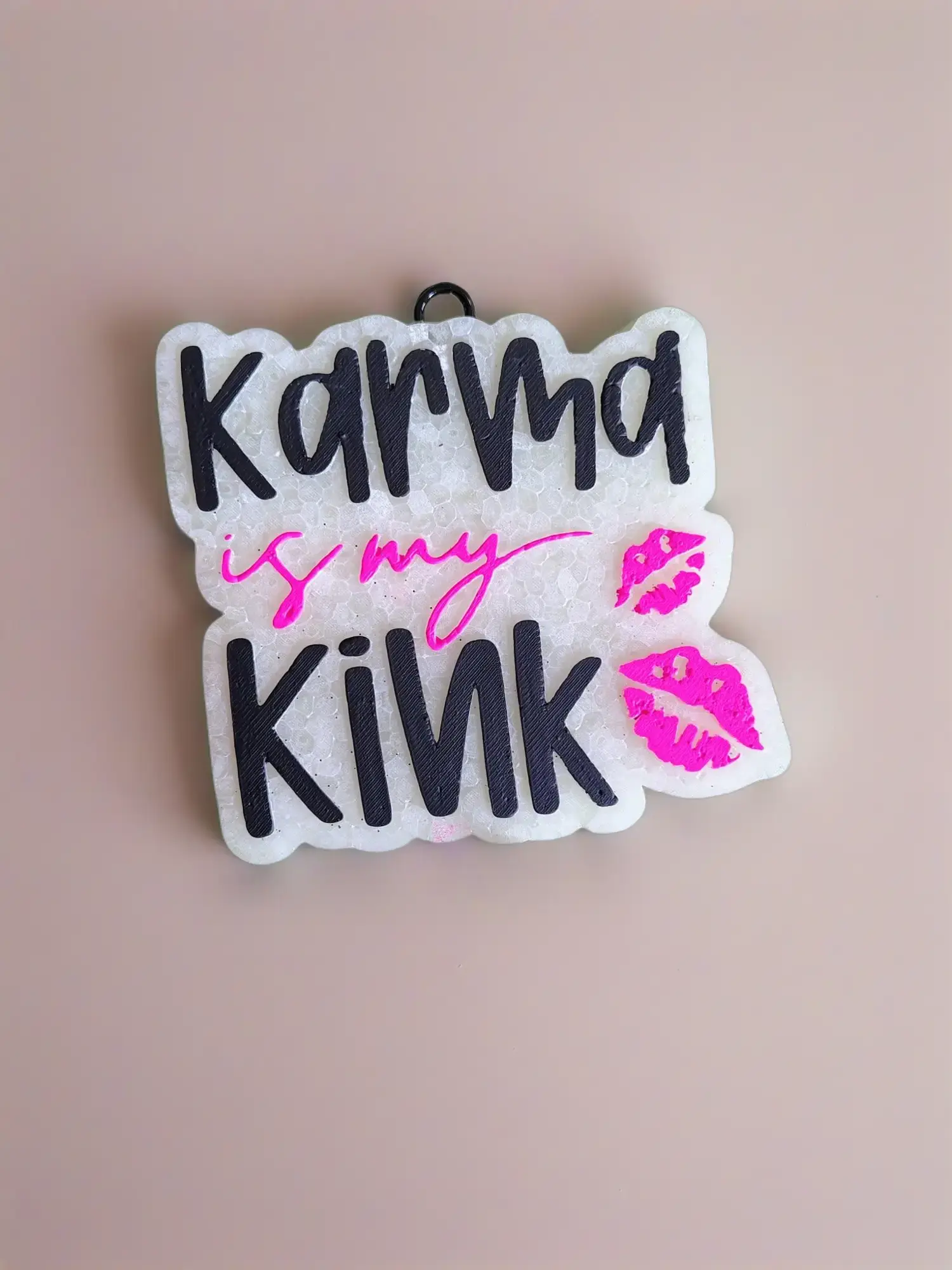 Snarky Funny Scented Car Fragrance - Handcrafted Beads Artisanal Car Deodorizer, Untied String, Hand Painted, Long-Lasting (Weeks), Auto & Interior Accessories for Small Areas