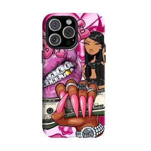 Y-Bratz Style Make Money Phone Case | Y2K Hip Hop Aesthetic,Having good protective properties,for iPhone 16 15 14 13 12 11 17Pro Max,for Samsung S25 S24 S23 S22 Ultra,Protective Cover,give her/him a gift for Christmas and Thanksgiving