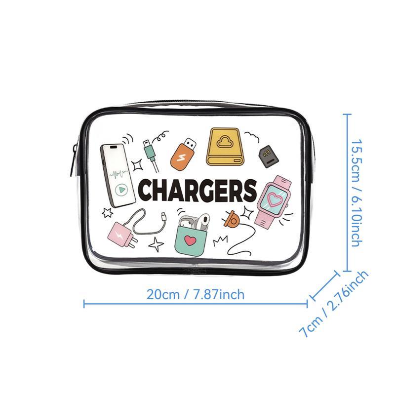 Clear Toiletry Bag, Approved Travel Toiletry Bag Carry On Travel Accessories Bag Airport Airline Quart Size Bags water-resistant Makeup Bag for Women