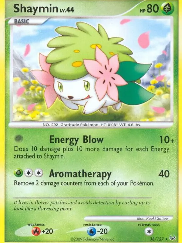 Shaymin - 38/127 (DPPt Platinum) Raw Single LP
