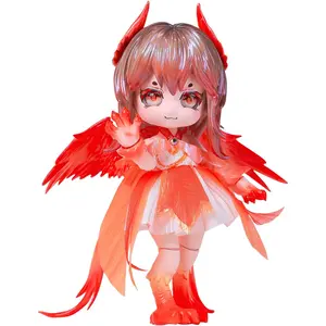 ICY DBS Beast Series Doll 13cm Mythical Beasts Collection Phoenix Cat Deer OB11 Body Soft PVC Hair Handmade Outfits