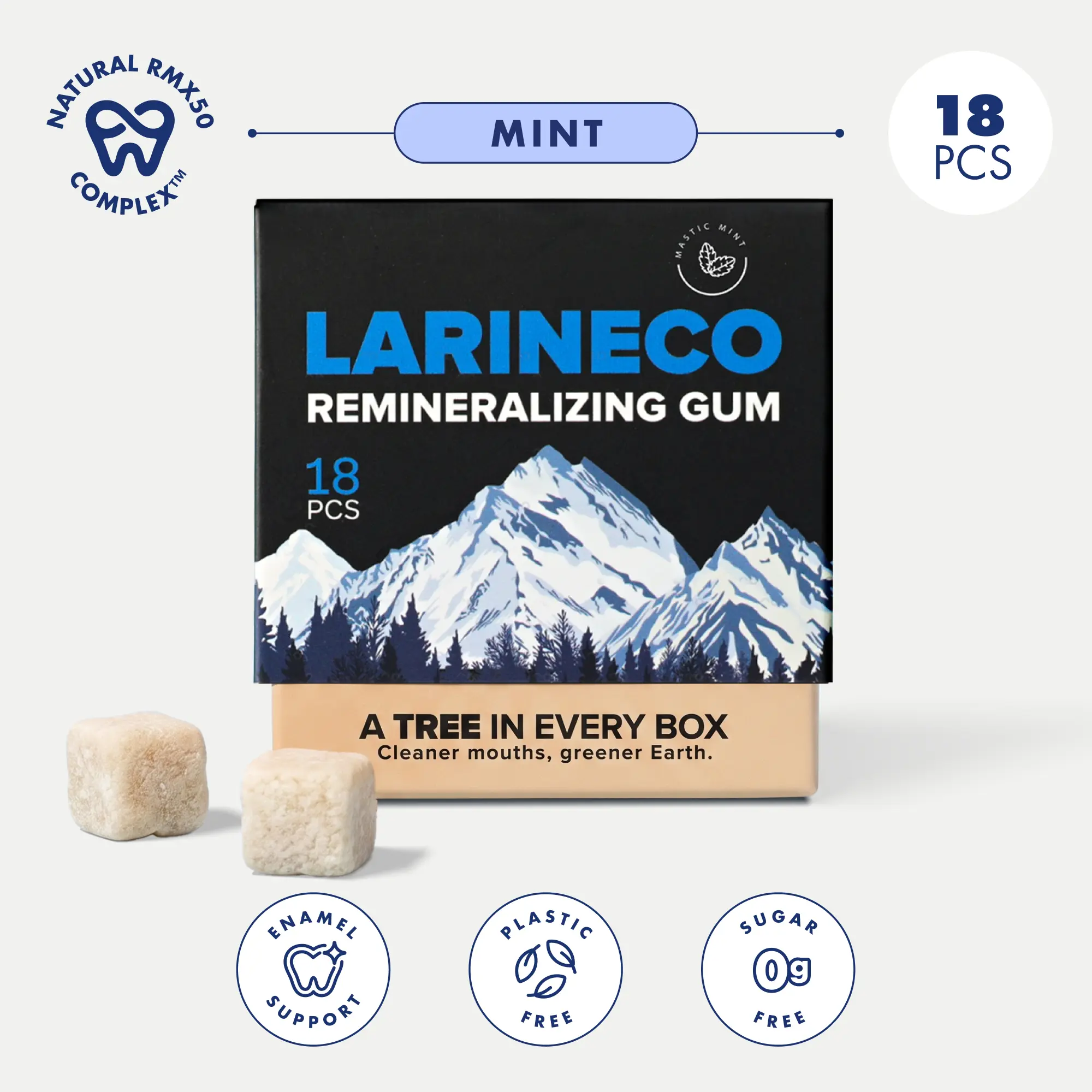 Larineco - Mint Remineralizing Gum Larineco - Mint Remineralizing Gum