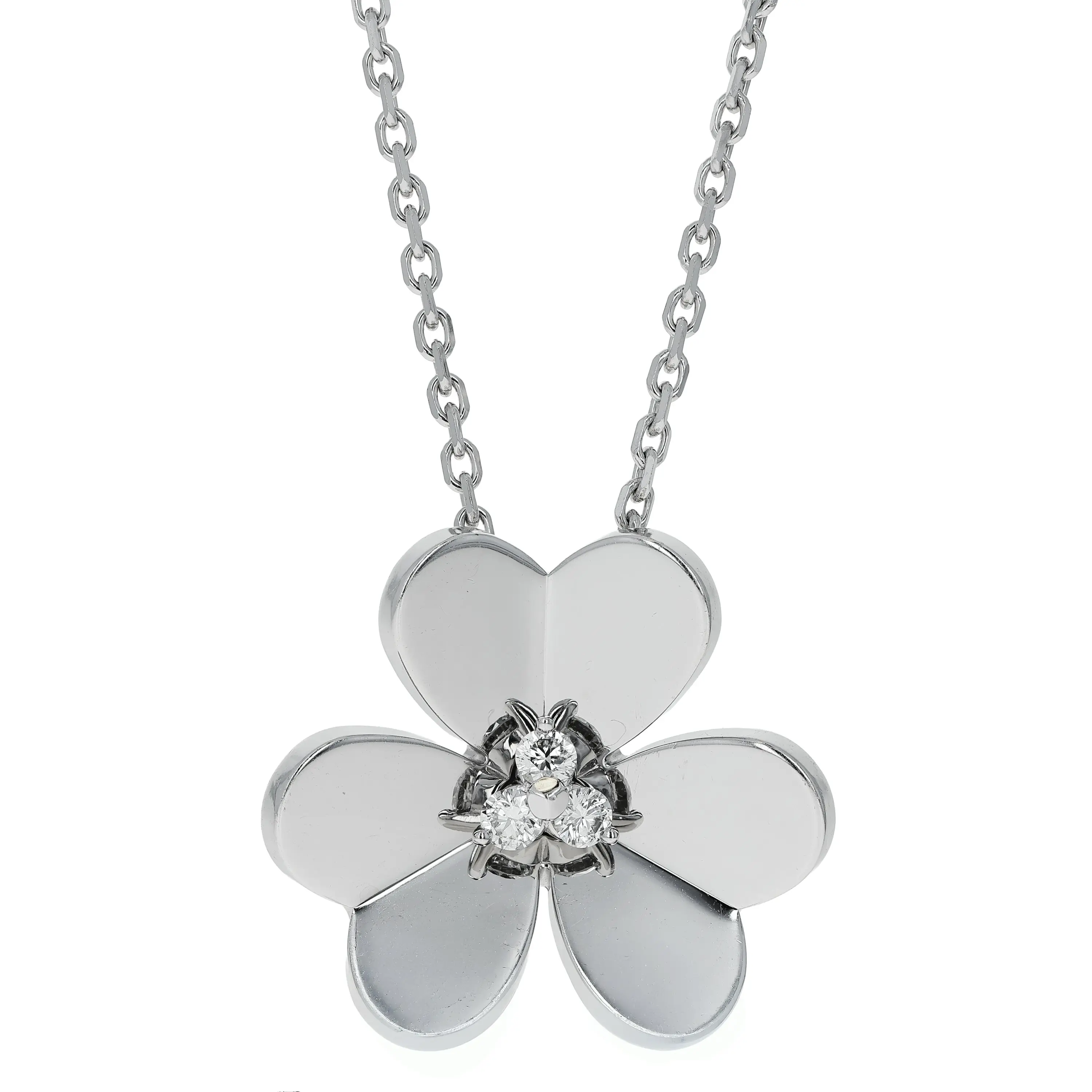 Pre-owned Van Cleef & Arpels Frivole Pendant Necklace