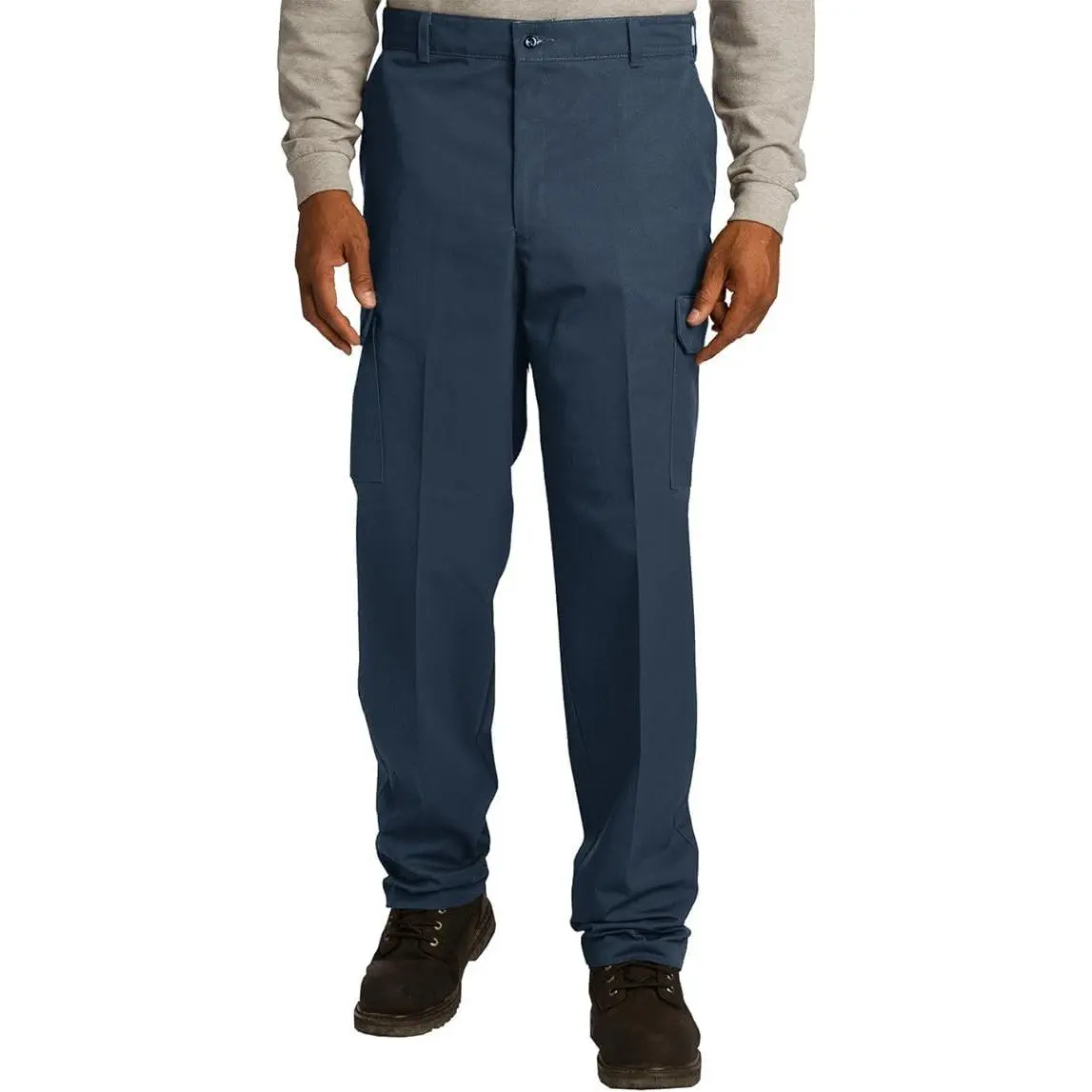 Red Kap Men's Industrial Cargo Pant, Navy, 42W x 30L