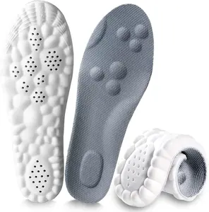 4D Cloud Insoles for Men and Women, Arch Support Insoles, Memory Foam Insoles, Shock Absorption and Cushioning Sports Steppers Shoe Insoles for Foot & Joint Support (XL Men 9-11.5 /Women 11-13 )