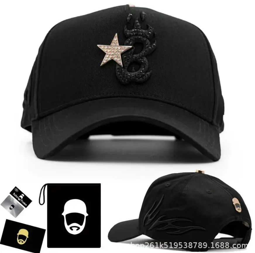 BARBAS HATS - Premium Drop “B STAR” Rose Gold