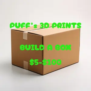 PUFF's 3D Prints Build a 3D Print Box on Live Custom Selection with Real-Time Interaction Orders $5-$100