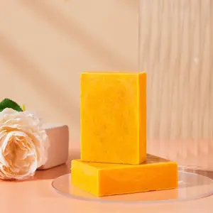 AGICEA Lemon Turmeric & Kojic Acid Brighetning Soap,Dark Spot Remover Cleansing Soap