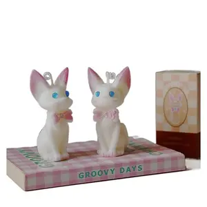 Handmade Creative High-end Animal-shaped Candle Fragrance Atmosphere Gift Realistic Little Cat Aromatherapy Candle Decor Ornaments