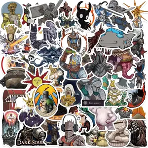 Anime Characters Sticker, Anime Design, 50/1000pcs Cartoon Game Character Pattern Sticker, Waterproof Self Adhesive Decor Paper for Gift, Ornaments, Stickers Adults