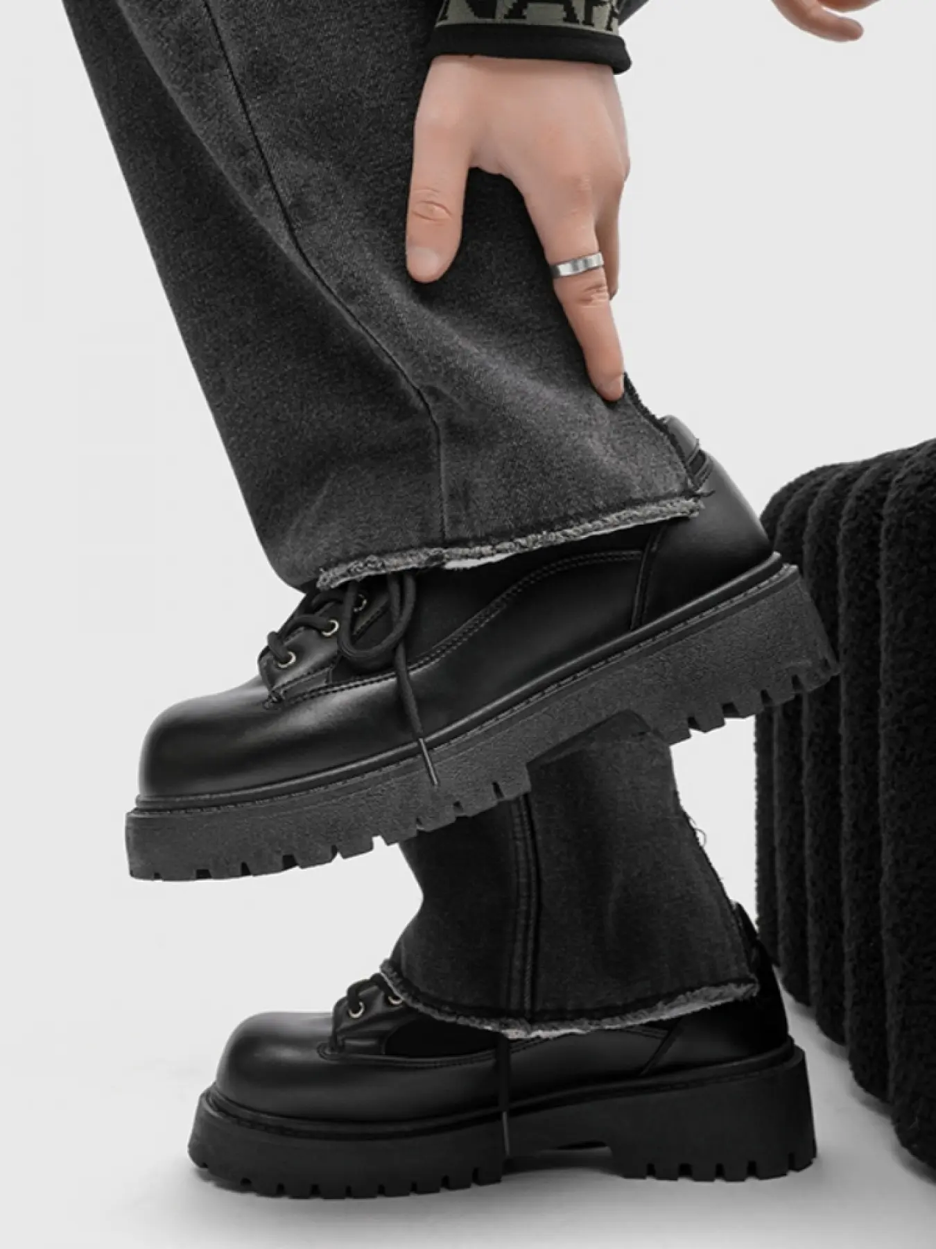 1 Pair British Style Chunky Casual Leather Shoes, Pu Leather Footwear, Business Commute Style, Soft Breathable + Non-Slip Outsole + Stable, Office Commute / Business Meetings / Formal Dates, Versatile Comfortable Men's Work Walking Shoes Footwear
