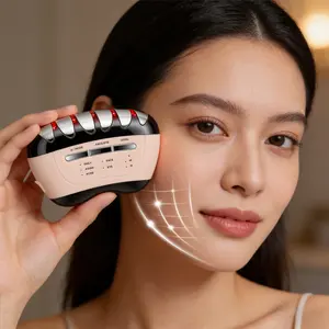 V-face skincare beauty device, quick beauty device for women, home spa facial beauty device, handheld home skincare beauty device, skincare product absorption aid tool, popular holiday gift