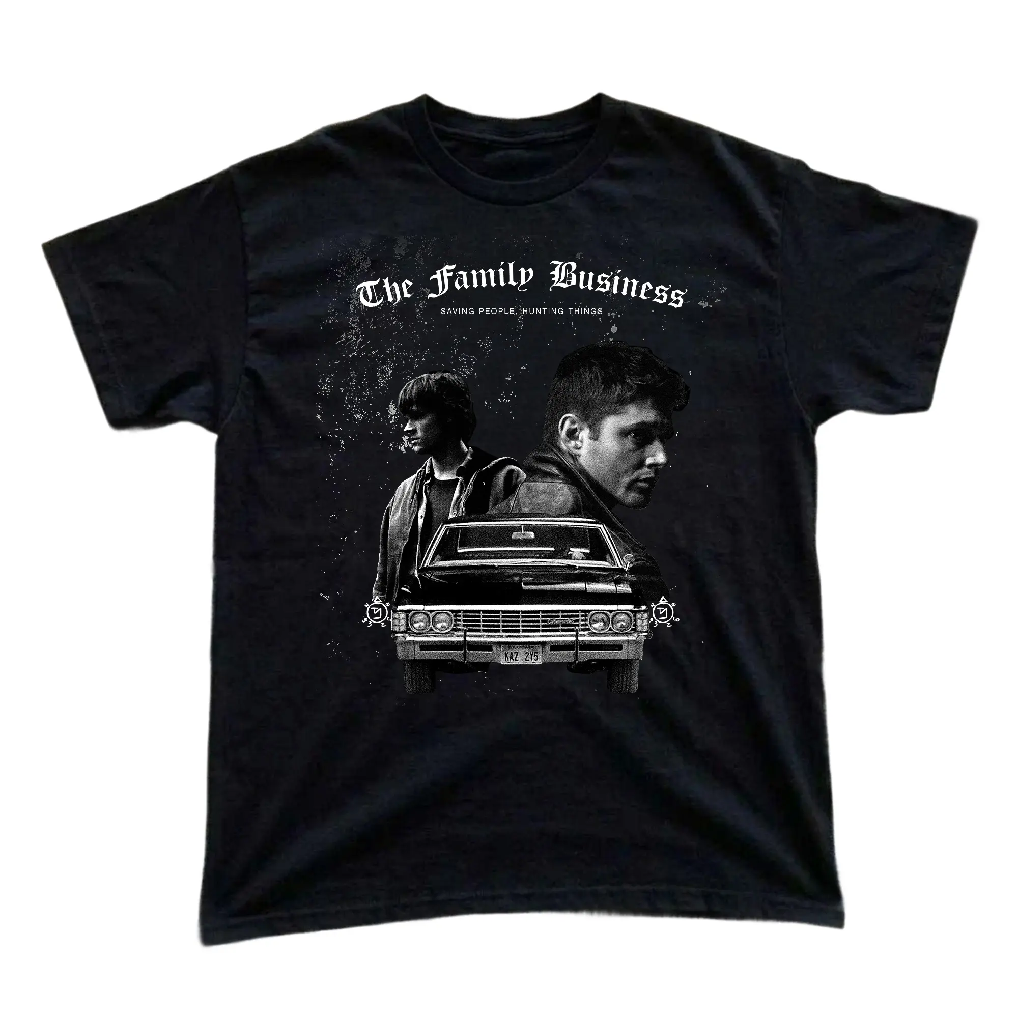 Supernatural T-Shirt, The Family Business Shirt, Saving People Hunting Things T-Shirt, Supernatural TV Series Shirt, Brothers Shirts, Sam and Dean Winchester Tee, Gift for Men, Gift for Women, Crew Neck T-shirt, Trending T-shirt