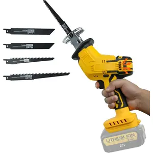 Reciprocating Saw for DeWalt 20V Battery, Sawzall Tool-Free Blade Change with 4 Saw Blade,0-3000 SPM Variable Speed for Wood/Metal/PVC Cutting, Tool Only, No Battery