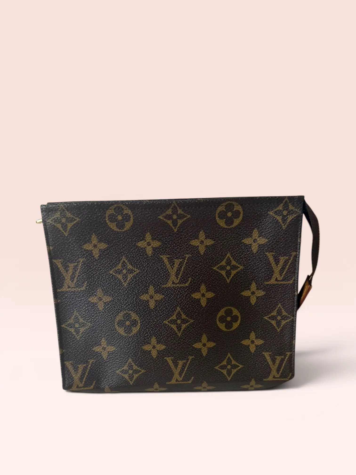 Pre-owned Louis Vuitton Canvas Toiletry Bags Monogram Toiletry 19 Bag (2007, Good Condition)