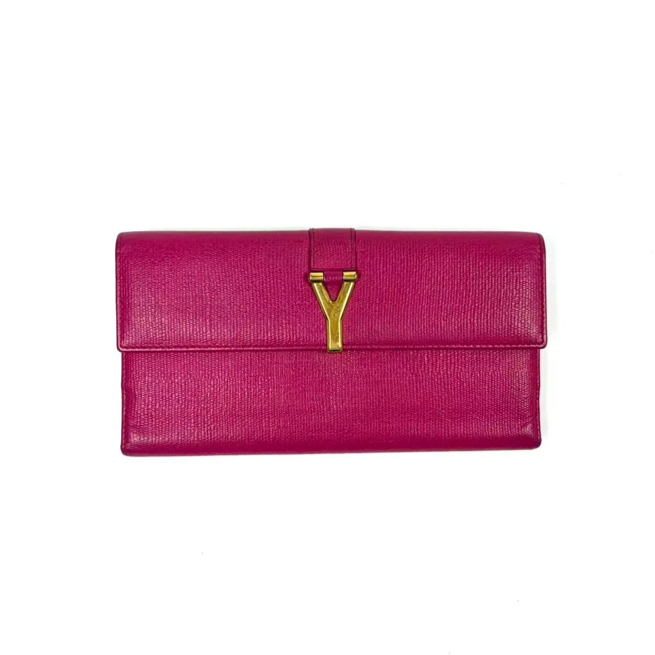 Pre-owned Yves Saint Laurent leather Clutches & Wristlets YSL Wallet, Ideal for Daily Use
