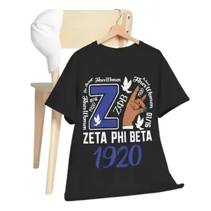 Zeta 1920 Phi Beta Vintage Style T-Shirt for Fashionable Greek Apparel Enthusiasts Cotton Fit