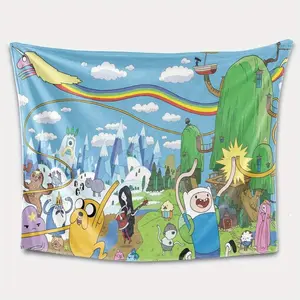 Enchanting Adventure - themed Anime Tapestry. Ideal for home decor Summer Exquisite Decoration Starry Sky Pattern