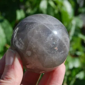 60mm 285g Blue Rose Quartz Crystal Sphere, Brazil