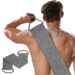 Exfoliating Body Scrubber for Men Women,Premium Bamboo Fiber Body Scrub Towel – Soft, Exfoliating, Gentle Bath Towel for Smooth Skin, Back Scrubber , Deep Clean , Body Exfoliator , Dead Skin Remover , Deep Exfoliation ,	Perfect Gift